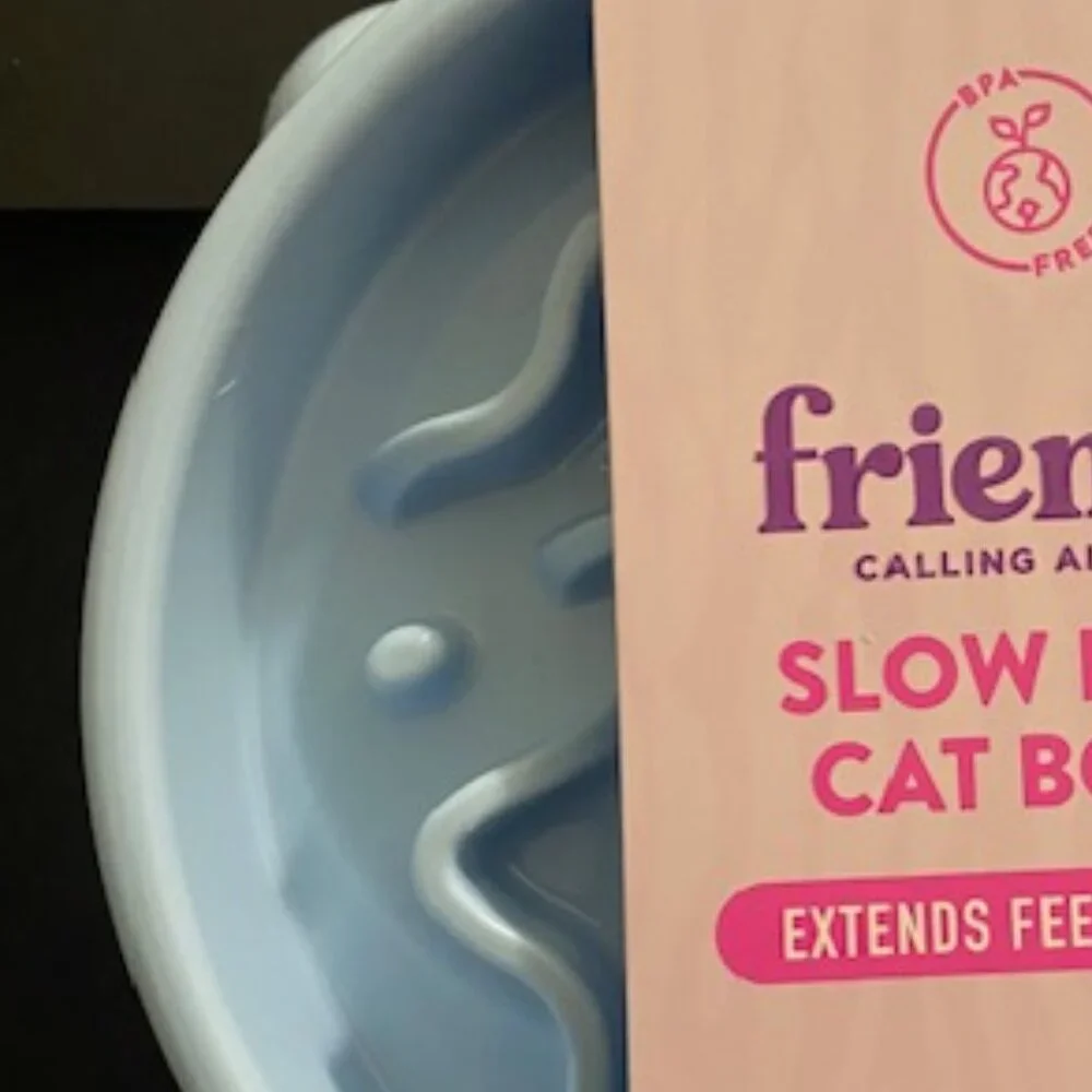 friendli Cat Slow Feeder Bowl * Extends Feeding Time
